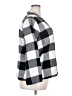 Old Navy 100% Cotton Checkered-gingham Black 3/4 Sleeve Button-Down Shirt Size XXL - photo 4
