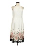 Jonathan Martin 100% Polyester Ivory Casual Dress Size 8 - photo 1