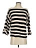 Ann Taylor 100% Cotton Stripes Black Pullover Sweater Size XS - photo 1