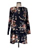 Unbranded 100% Polyester Floral Blue Casual Dress Size M - photo 1