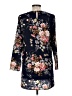 Unbranded 100% Polyester Floral Blue Casual Dress Size M - photo 2