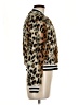 Jack by BB Dakota 100% Polyester Animal Print Brown Faux Fur Jacket Size M - photo 4