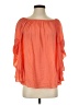 Elan 100% Rayon Orange 3/4 Sleeve Blouse Size S - photo 1