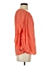 Elan 100% Rayon Orange 3/4 Sleeve Blouse Size S - photo 4