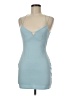 Unbranded 100% Polyester Solid Blue Cocktail Dress Size M - photo 1