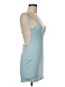Unbranded 100% Polyester Solid Blue Cocktail Dress Size M - photo 4
