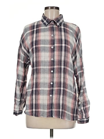Passport Long Sleeve Button-Down Shirt (view 1)