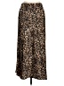 Rafaella 100% Polyester Animal Print Brown Casual Skirt Size M - photo 1