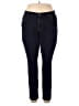 Old Navy Houndstooth Blue Jeans Size 18 - photo 1