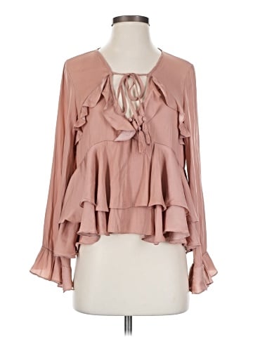 Mustard Seed Long Sleeve Blouse (view 1)