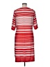 SOHO Apparel Ltd Stripes Red Casual Dress Size 1X - photo 2