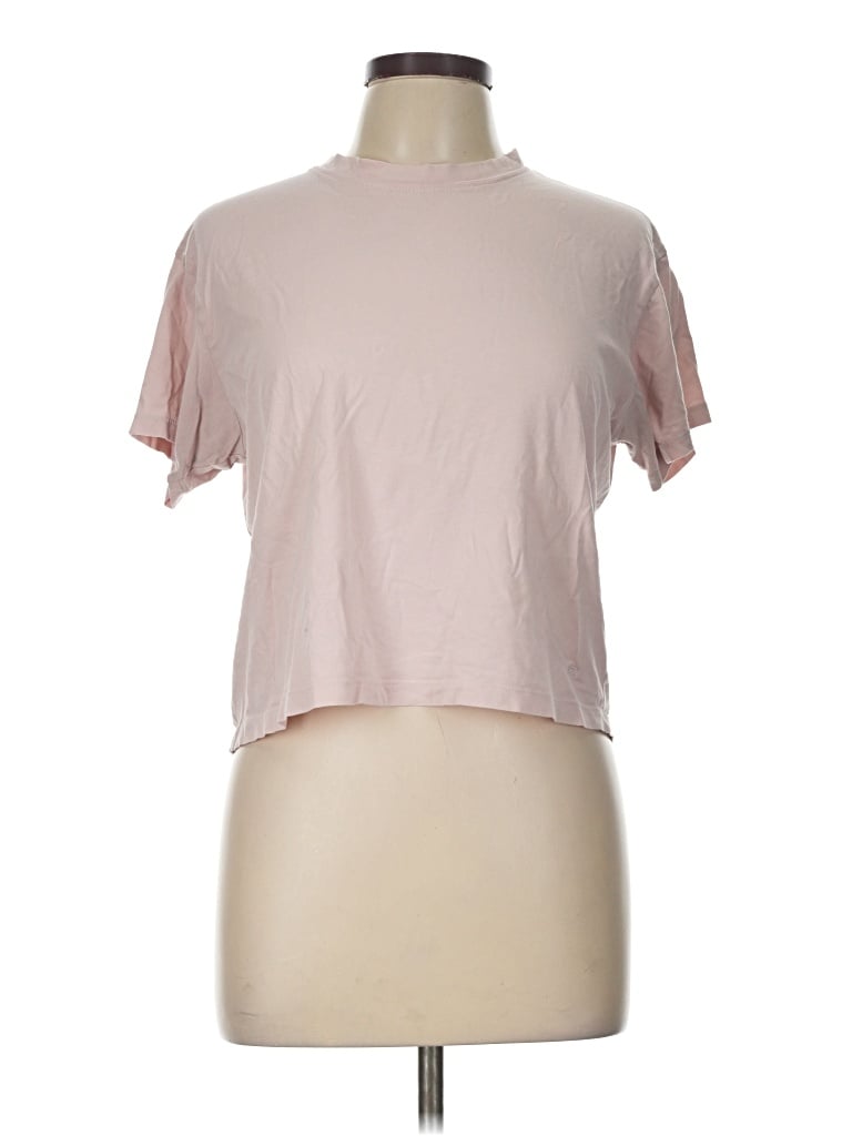 Pre-owned Atm Anthony Thomas Melillo Short Sleeve T-shirt In Pink