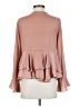 Mustard Seed 100% Polyester Pink Long Sleeve Blouse Size S - photo 2