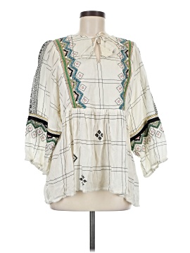 Vineet Bahl 3/4 Sleeve Blouse