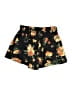 Allegra K Floral Black Shorts Size XS - photo 2