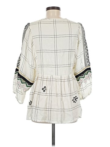 Vineet Bahl 3/4 Sleeve Blouse (view 2)