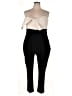 Express 100% Polyester Color Block Black Jumpsuit Size XL - photo 1
