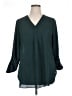Apt. 9 100% Polyester Teal 3/4 Sleeve Blouse Size XL - photo 1