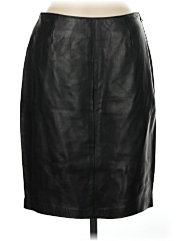 DANIER Faux Leather Skirt (view 1)