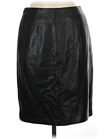 DANIER Faux Leather Skirt (view 2)