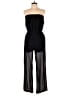 Forever 21 100% Polyester Solid Black Jumpsuit Size M - photo 1