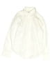Calvin Klein Solid Ivory Long Sleeve Button-Down Shirt Size 8 - photo 1