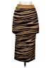 GRLFRND Animal Print Brown Casual Skirt Size XS - photo 1