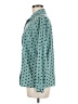 Meaneor Polka Dots Teal Long Sleeve Blouse Size M - photo 5