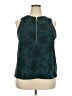 Apt. 9 100% Polyester Teal Sleeveless Blouse Size XXL - photo 1