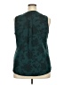 Apt. 9 100% Polyester Teal Sleeveless Blouse Size XXL - photo 2