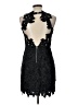 Saylor 100% Polyester Floral Black Cocktail Dress Size L - photo 2