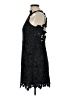 Saylor 100% Polyester Floral Black Cocktail Dress Size L - photo 5