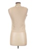 Pink Rose 100% Polyester Tan Sleeveless Blouse Size L - photo 2