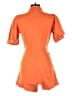 Day + Moon Solid Orange Romper Size M - photo 2