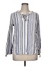 Max Jeans Blue Long Sleeve Blouse Size XL - photo 1