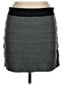 Express Solid Gray Casual Skirt Size L - photo 1