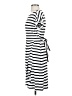 Chaps Stripes White Casual Dress Size XS - photo 5