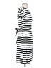 Chaps Stripes White Casual Dress Size XS - photo 4