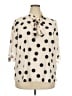 ELOQUII 100% Polyester Ivory 3/4 Sleeve T-Shirt Size 20 Plus - photo 1