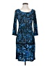 Dana Buchman Print Blue Cocktail Dress Size XS - photo 1