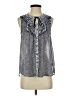 Knox Rose 100% Polyester Blue Sleeveless Blouse Size XS - photo 1