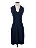 Viereck Solid Blue Cocktail Dress Size XS - photo 1