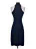 Viereck Solid Blue Cocktail Dress Size XS - photo 2