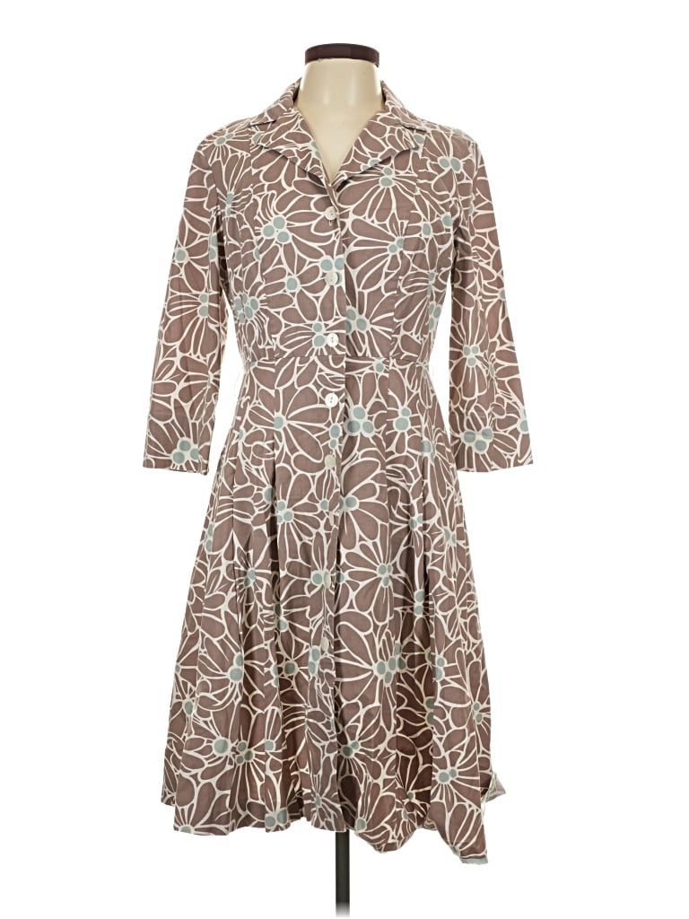 Pre-owned Boden Casual Dress In Brown