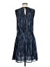 MICHAEL Michael Kors 100% Polyester Tweed Blue Cocktail Dress Size 8 - photo 2
