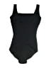 Speedo 100% Polyester Solid Black One Piece Swimsuit Size 10 - photo 2