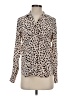 Rails Animal Print Ivory Long Sleeve Blouse Size XS - photo 1