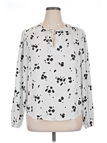 Banana Republic Factory Store Long Sleeve Blouse (view 1)