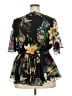 City Chic 100% Polyester Black Short Sleeve Blouse Size 18 Plus (M) - photo 2