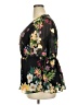 City Chic 100% Polyester Black Short Sleeve Blouse Size 18 Plus (M) - photo 5